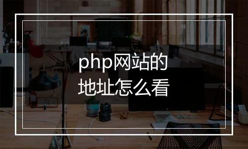 php网站的地址怎么看
