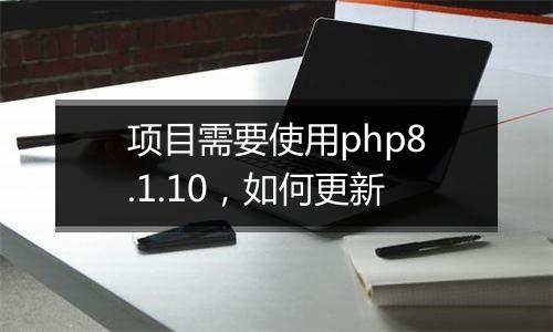 项目需要使用php8.1.10,如何更新