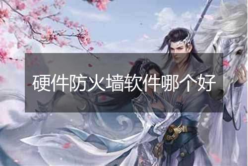 硬件防火墙软件哪个好