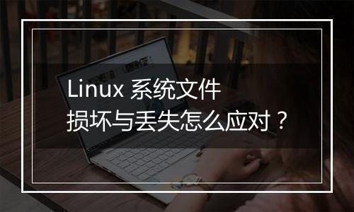 Linux 系统文件损坏与丢失怎么应对?