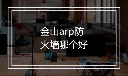 金山arp防火墙哪个好