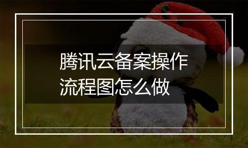 腾讯云备案操作流程图怎么做
