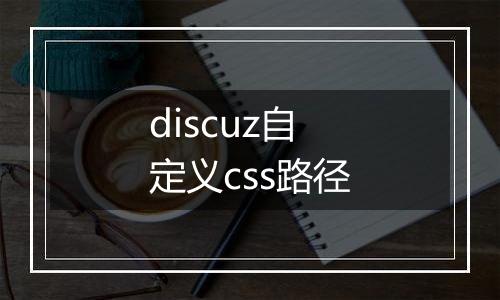 discuz自定义css路径