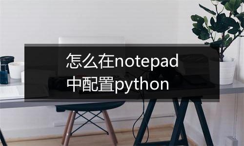 怎么在notepad中配置python