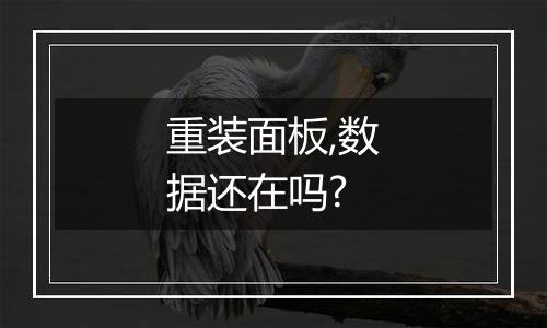 重装面板,数据还在吗?