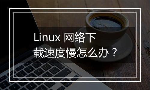 Linux 网络下载速度慢怎么办？