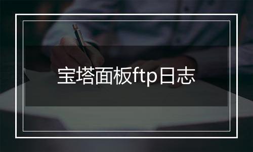 宝塔面板ftp日志