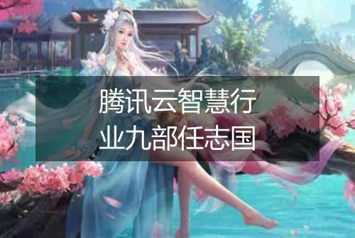 腾讯云智慧行业九部任志国
