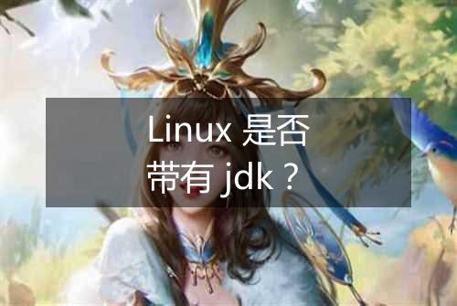 Linux 是否带有 jdk?