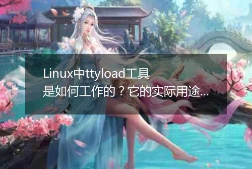 Linux中ttyload工具是如何工作的?它的实际用途有哪些?