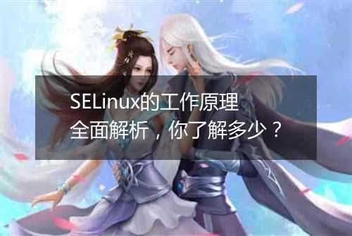 SELinux的工作原理全面解析，你了解多少？