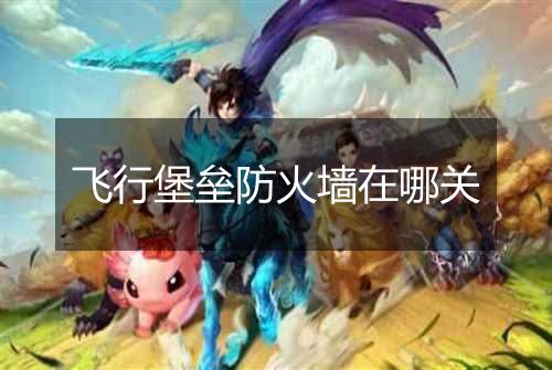 飞行堡垒防火墙在哪关
