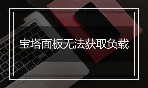 宝塔面板无法获取负载
