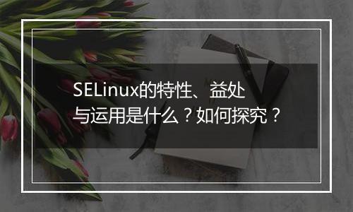 SELinux的特性、益处与运用是什么？如何探究？
