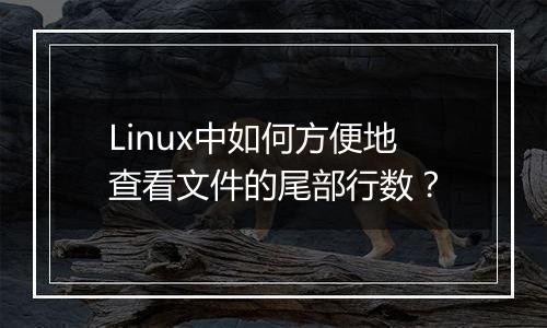 Linux中如何方便地查看文件的尾部行数?