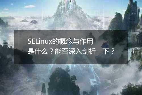 SELinux的概念与作用是什么？能否深入剖析一下？
