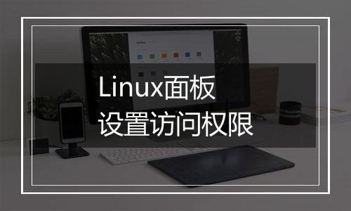 Linux面板设置访问权限