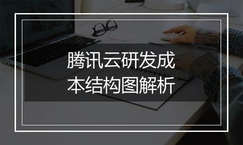 腾讯云研发成本结构图解析