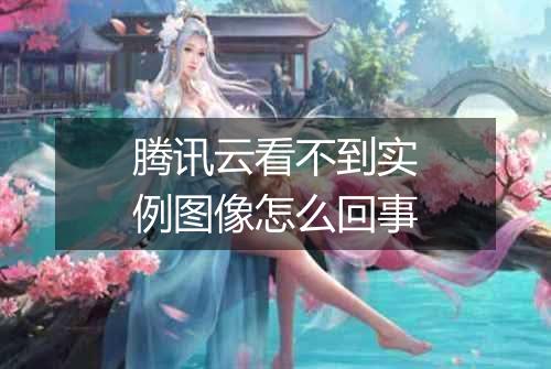 腾讯云看不到实例图像怎么回事