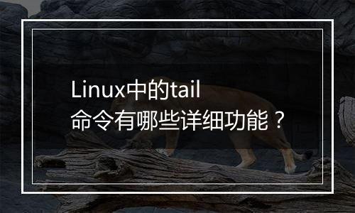 Linux中的tail命令有哪些详细功能？
