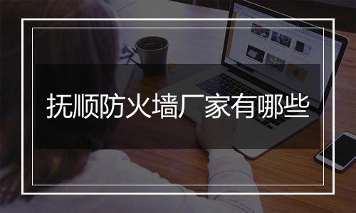抚顺防火墙厂家有哪些