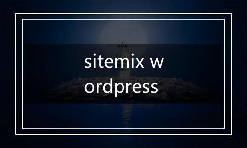 sitemix wordpress