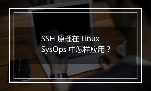 SSH 原理在 Linux SysOps 中怎样应用?