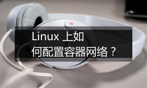 Linux 上如何配置容器网络?