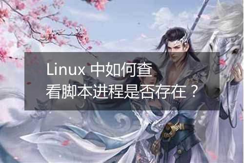 Linux 中如何查看脚本进程是否存在?