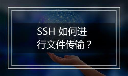 SSH 如何进行文件传输?