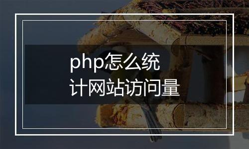 php怎么统计网站访问量