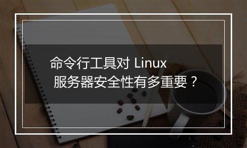 命令行工具对 Linux 服务器安全性有多重要？