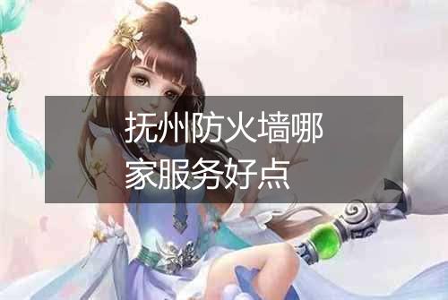 抚州防火墙哪家服务好点
