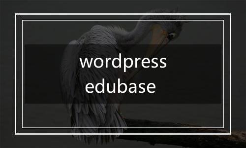 wordpress edubase