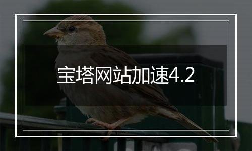 宝塔网站加速4.2