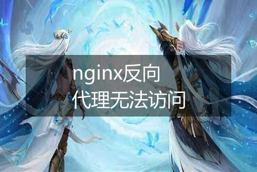 nginx反向代理无法访问