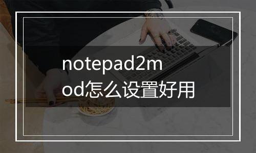 notepad2mod怎么设置好用