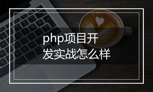 php项目开发实战怎么样