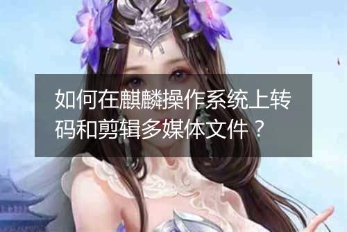 如何在麒麟操作系统上转码和剪辑多媒体文件?