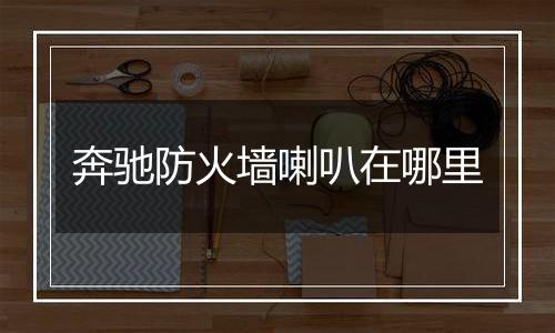 奔驰防火墙喇叭在哪里