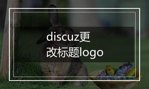 discuz更改标题logo