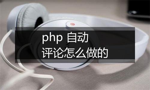 php 自动评论怎么做的