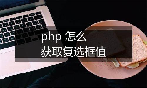 php 怎么获取复选框值
