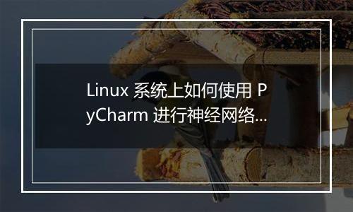Linux 系统上如何使用 PyCharm 进行神经网络开发？