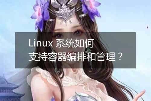 Linux 系统如何支持容器编排和管理?