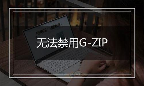 无法禁用G-ZIP