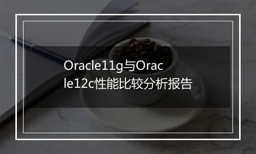 Oracle11g与Oracle12c性能比较分析报告