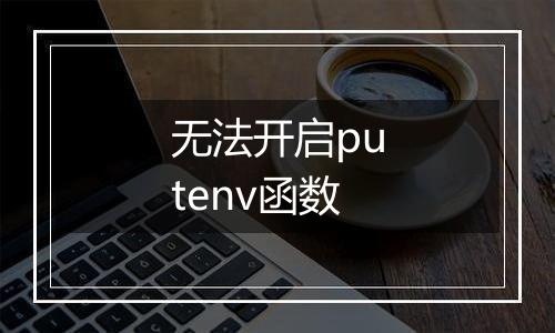 无法开启putenv函数