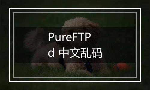 PureFTPd 中文乱码