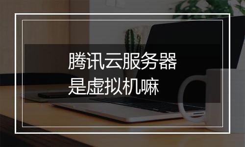 腾讯云服务器是虚拟机嘛